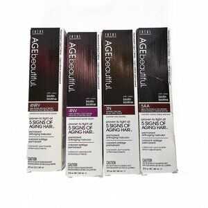 4 for 20 Zotos Age Beautiful Bundle of Mixed Permanent Hair Color 5AA 3N 4NV 4NR